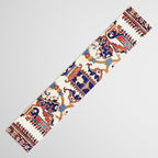 Mihrab  Antique Persian Rug Print Table Runner Gallery Image 3