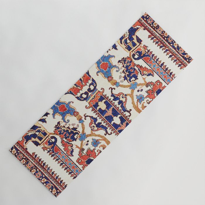 Mihrab  Antique Persian Rug Print Yoga Mat Gallery Image 1