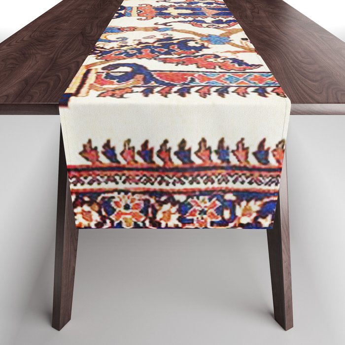 Mihrab  Antique Persian Rug Print Table Runner Gallery Image 1