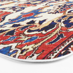 Mihrab  Antique Persian Rug Print Bath Mat Gallery Image 3