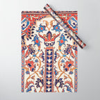 Mihrab  Antique Persian Rug Print Wrapping Paper Gallery Image 1