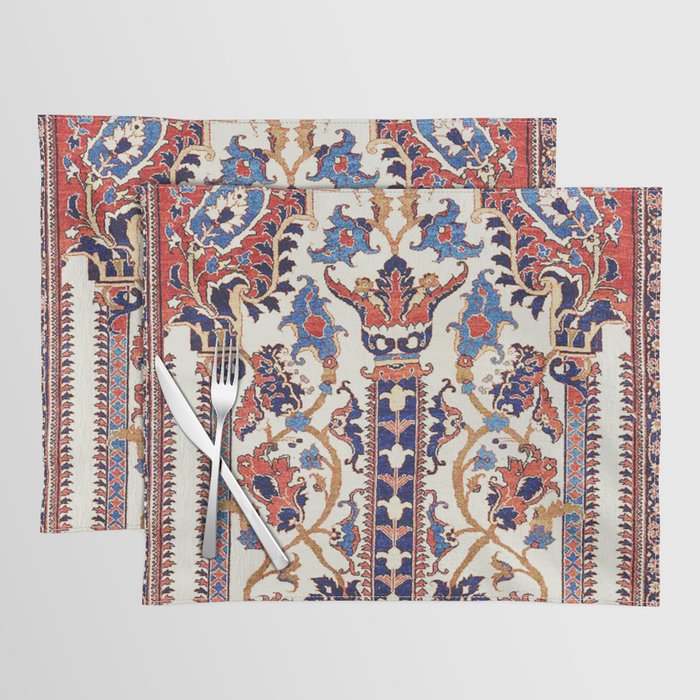 Mihrab  Antique Persian Rug Print Placemat Gallery Image 1