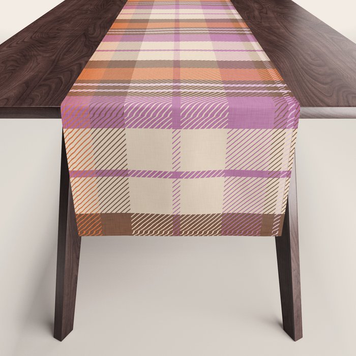 Cozy Twill Plaid - Fall Colors Table Runner Gallery Image 1