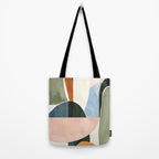 Soft Modern Abstract Shapes I Tote Bag Gallery Image 2