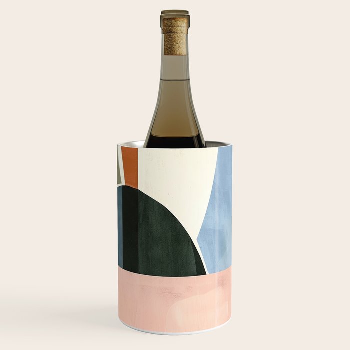 Soft Modern Abstract Shapes I Wine Chiller Gallery Image 1