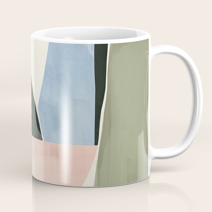 Soft Modern Abstract Shapes I Coffee Mug Gallery Image 1