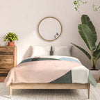 Soft Modern Abstract Shapes I Comforter Gallery Image 3