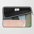 Soft Modern Abstract Shapes I Laptop Sleeve Gallery Image 2