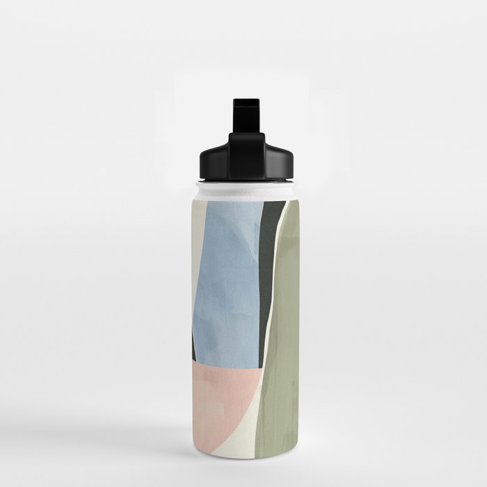 Soft Modern Abstract Shapes I Water Bottle Gallery Image 2
