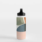 Soft Modern Abstract Shapes I Water Bottle Gallery Image 3