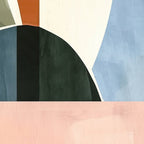 Soft Modern Abstract Shapes I Coffee Mug Gallery Image 2