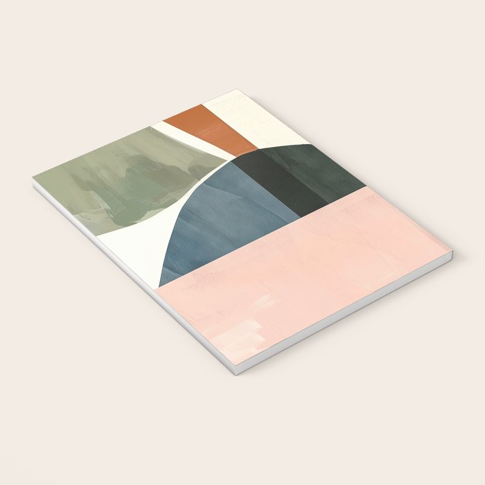 Soft Modern Abstract Shapes I Notebook Gallery Image 3