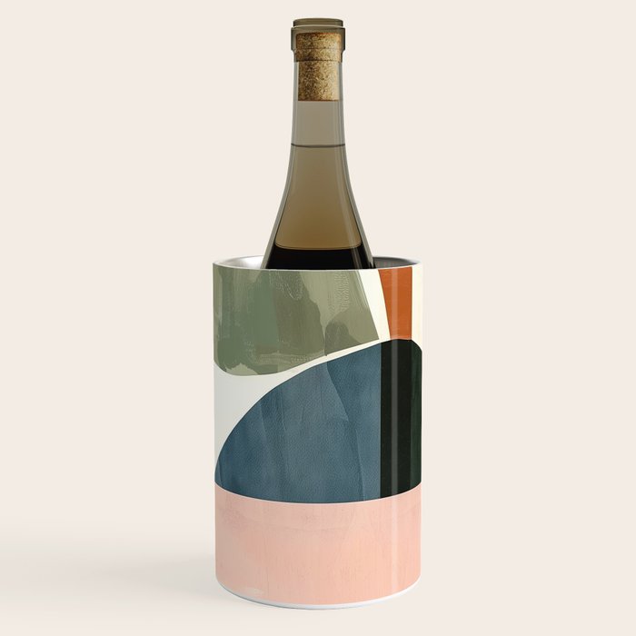 Soft Modern Abstract Shapes I Wine Chiller Gallery Image 2