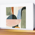 Soft Modern Abstract Shapes I Wall Mural Gallery Image 2