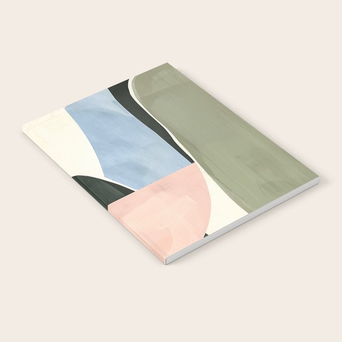 Soft Modern Abstract Shapes I Notebook Gallery Image 1