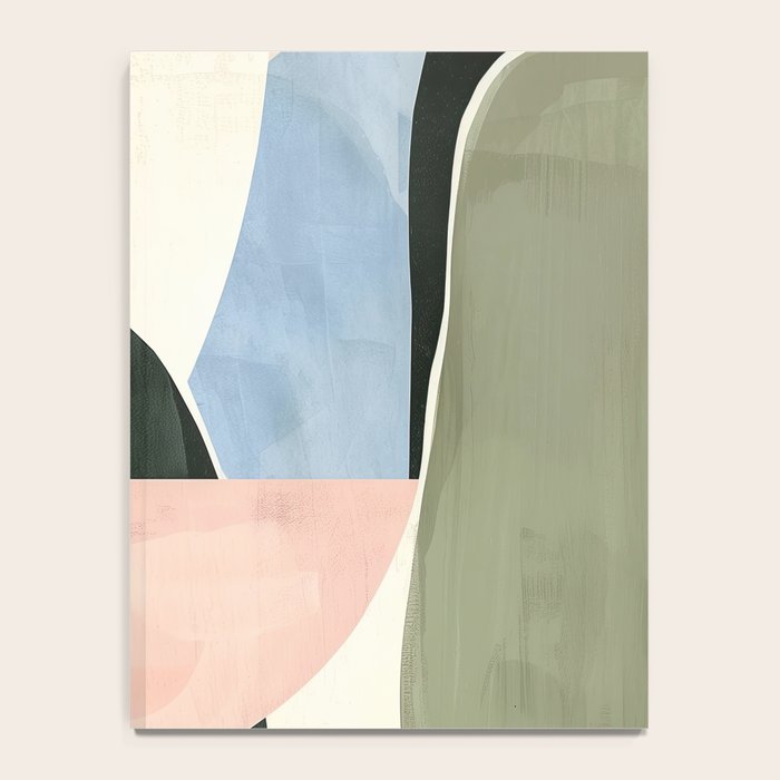 Soft Modern Abstract Shapes I Notebook Gallery Image 4