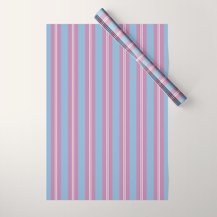 Bubblegum Stripes Wrapping Paper Gallery Image 1
