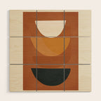 Abstract Style 04 Wood Wall Art Gallery Image 1