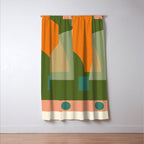 geometric abstract 50 Window Curtain Gallery Image 3