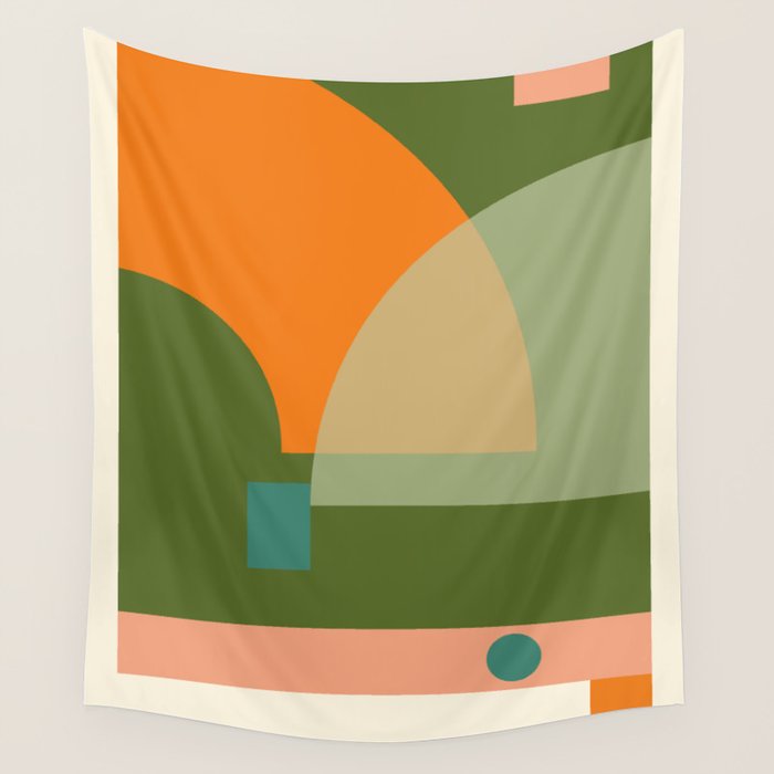 geometric abstract 50 Wall Tapestry Gallery Image 1