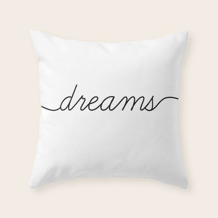 sweet dreams (2 of 2) Throw Pillow Gallery Image 6