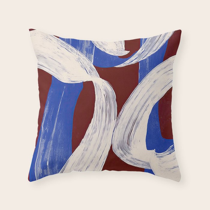 Bound in Flow Throw Pillow Gallery Image 1