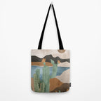 Cactus Landscape 2 Tote Bag Gallery Image 2