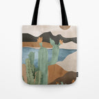 Cactus Landscape 2 Tote Bag Gallery Image 1