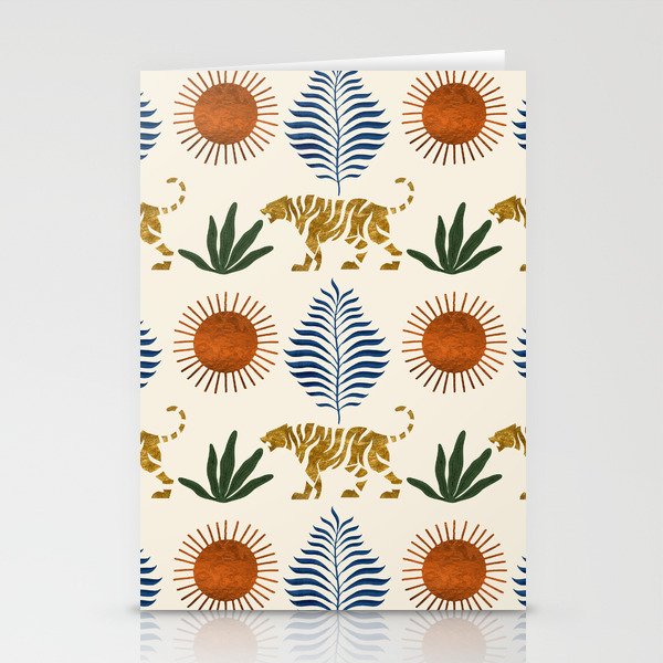 Jungle Tiger Print Stationery Card Gallery Image 2