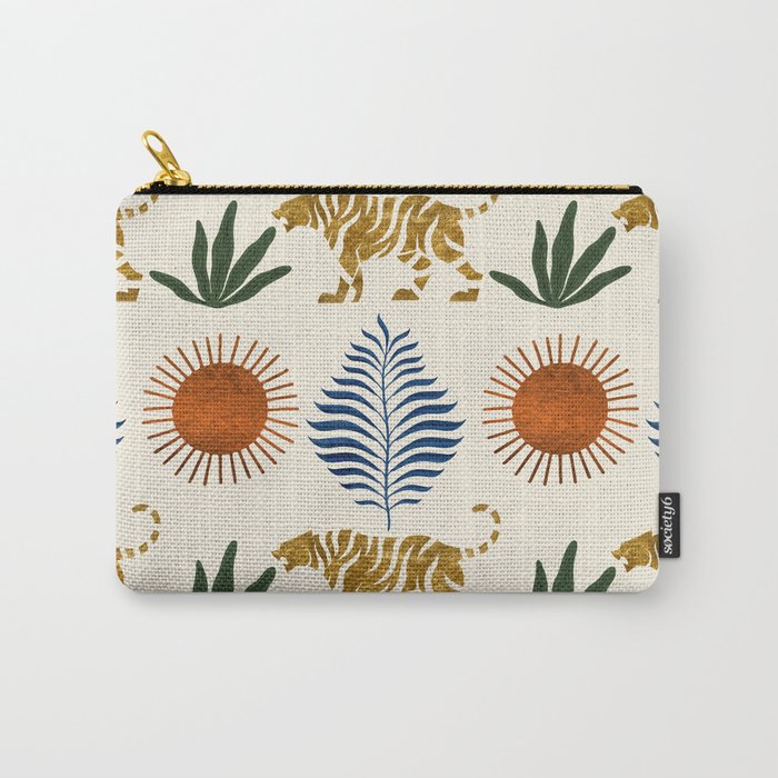 Jungle Tiger Print Carry All Pouch Gallery Image 1