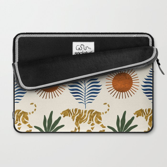 Jungle Tiger Print Laptop Sleeve Gallery Image 2