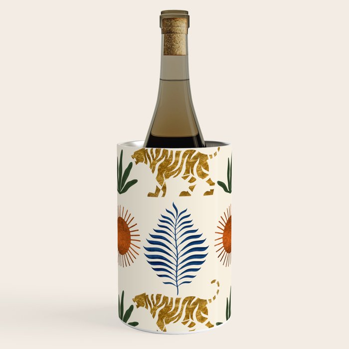 Jungle Tiger Print Wine Chiller Gallery Image 1