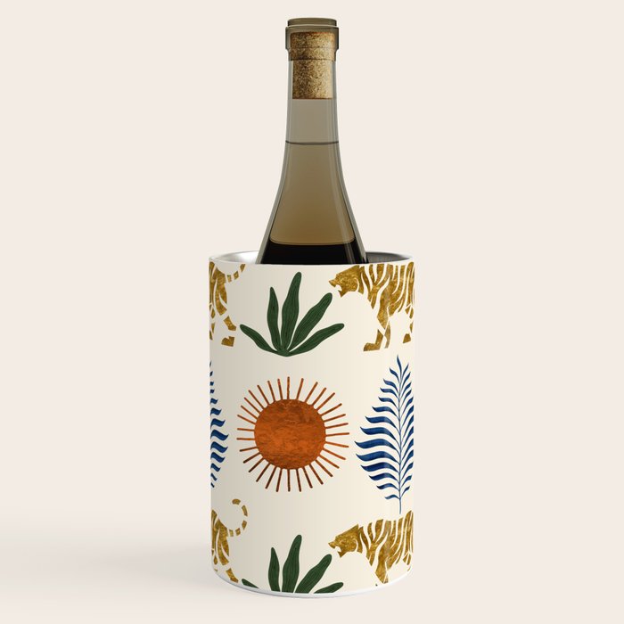 Jungle Tiger Print Wine Chiller Gallery Image 3