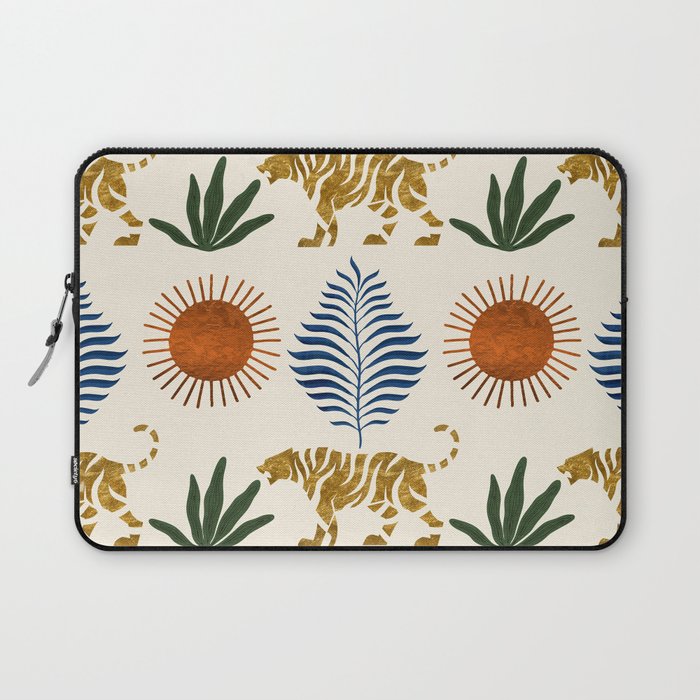 Jungle Tiger Print Laptop Sleeve Gallery Image 1