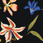  seamless floral pattern with flowers on a dark background Coffee Mug Gallery Image 2