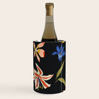  seamless floral pattern with flowers on a dark background Wine Chiller Gallery Image 1