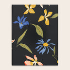  seamless floral pattern with flowers on a dark background Notebook Gallery Image 4