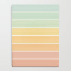 Gradient Arch XIV Pastel Mid Century Modern Rainbow Notebook Gallery Image 4