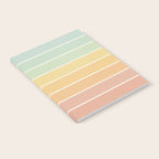 Gradient Arch XIV Pastel Mid Century Modern Rainbow Notebook Gallery Image 2
