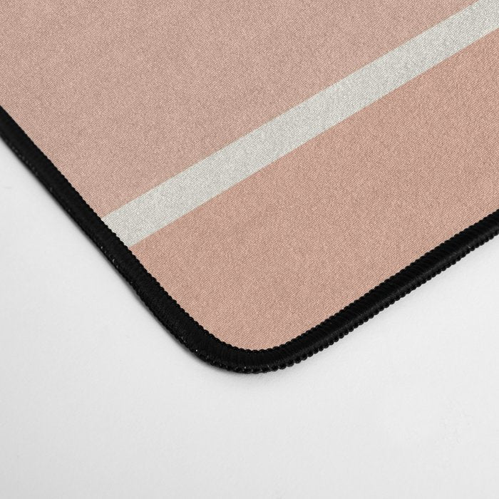Gradient Arch XIV Pastel Mid Century Modern Rainbow Desk Mat Gallery Image 4