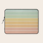 Gradient Arch XIV Pastel Mid Century Modern Rainbow Laptop Sleeve Gallery Image 1