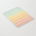 Gradient Arch XIV Pastel Mid Century Modern Rainbow Notebook Gallery Image 3