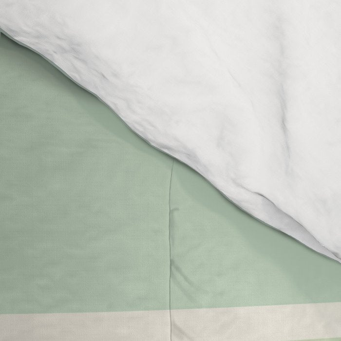 Gradient Arch XIV Pastel Mid Century Modern Rainbow Comforter Gallery Image 4