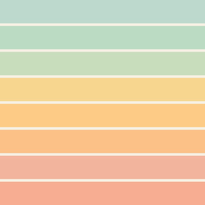 Gradient Arch XIV Pastel Mid Century Modern Rainbow Coffee Mug Gallery Image 2