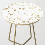 Metallic Gold Terrazzo Sparkle Side Table Gallery Image 2