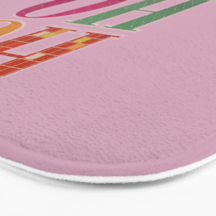 HO HO HO Festive Letters Bath Mat Gallery Image 3