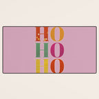 HO HO HO Festive Letters Desk Mat Gallery Image 3