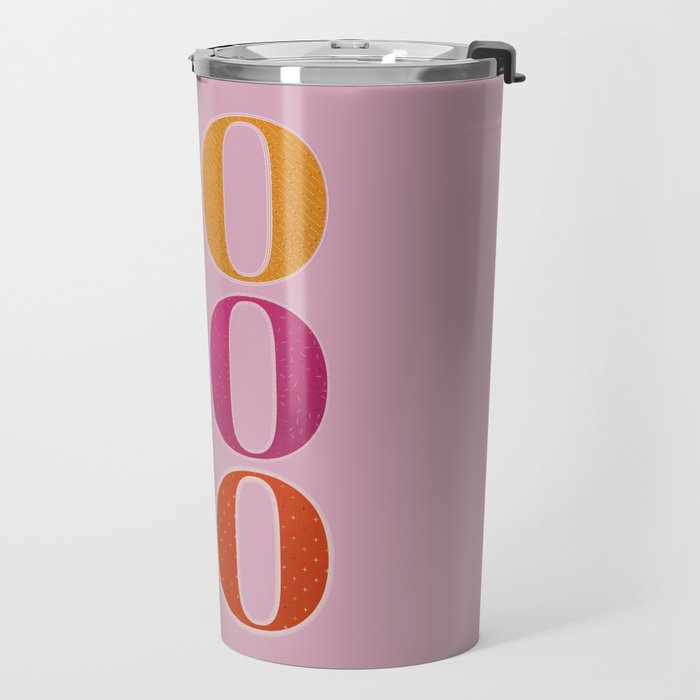 HO HO HO Festive Letters Travel Mug Gallery Image 2