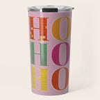 HO HO HO Festive Letters Travel Mug Gallery Image 1