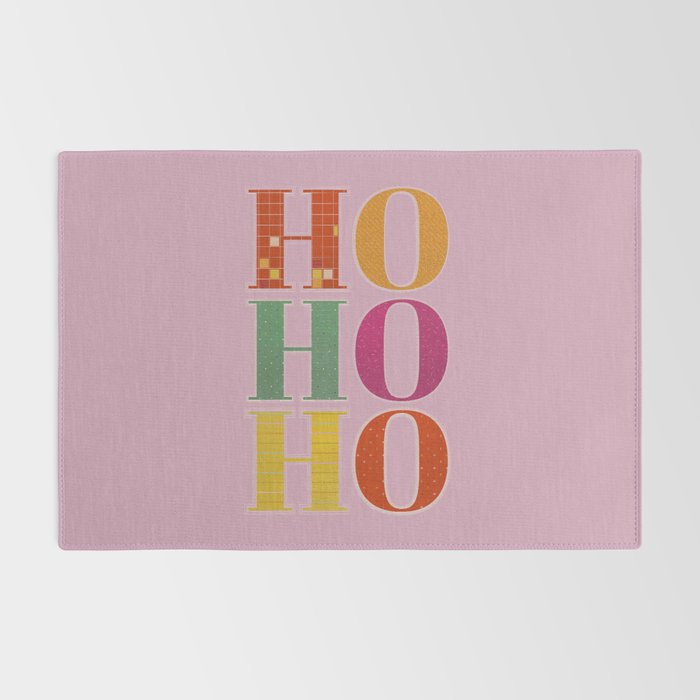 HO HO HO Festive Letters Rug Gallery Image 2